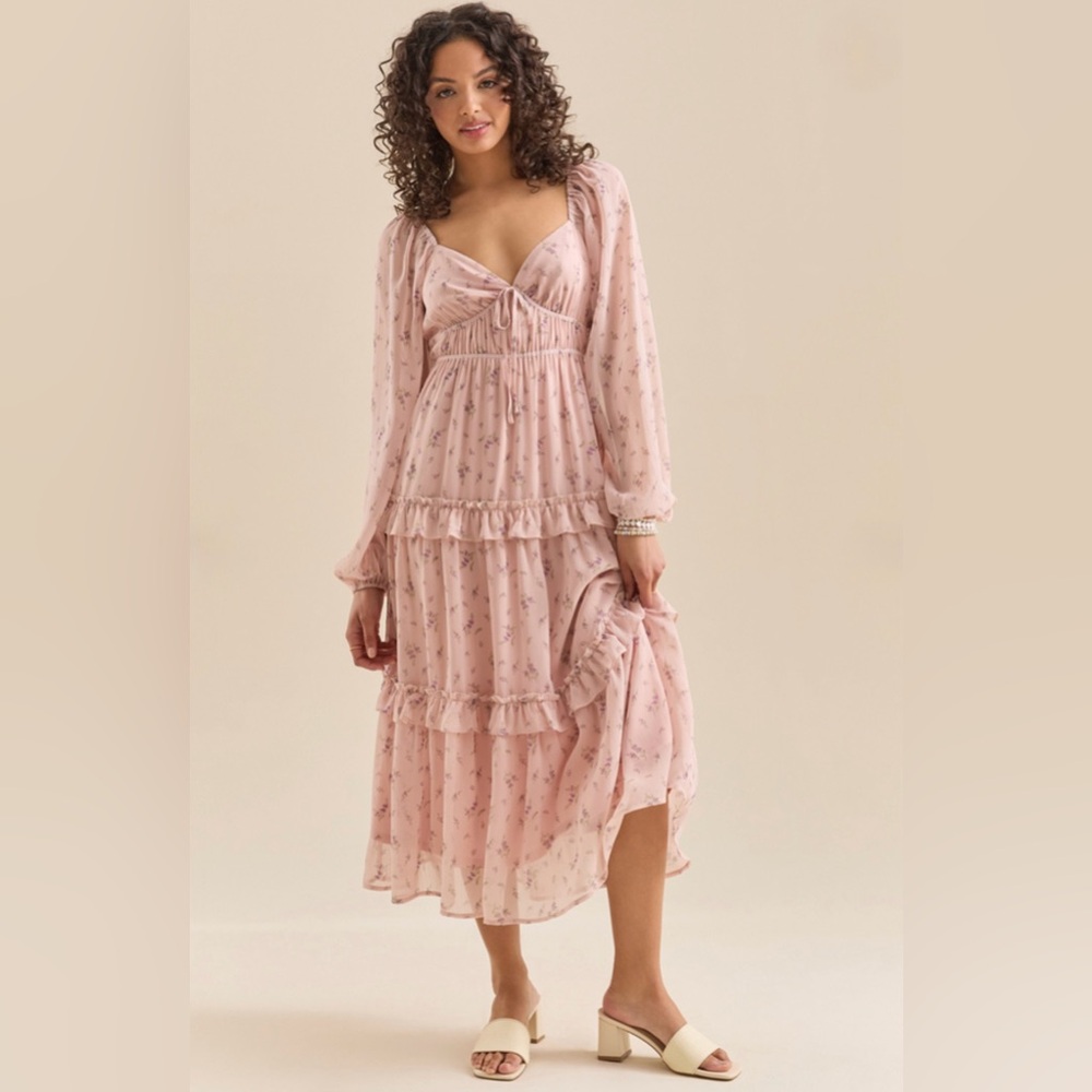 NWT Altar’d State Kinsley Floral Maxi Dress
